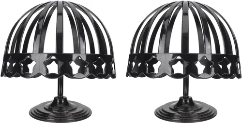 Cabilock Soporte de exhibición de sombrero de 2 piezas para tienda casera