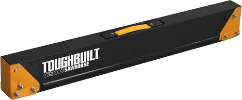 Miniatura 8 de ToughBuilt Mesa plegable para caballete/lugar de trabajo, capacidad de 1100 libras, construcción de acero resistente con asa de fácil transporte