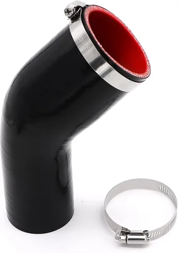 Miniatura 3 de Codo de 45 grados de 2 a 2.5 pulgadas, manguera de acoplador de 4 capas reforzada de silicona para turbo/intercooler/tubería de admisión, ID de 2 a