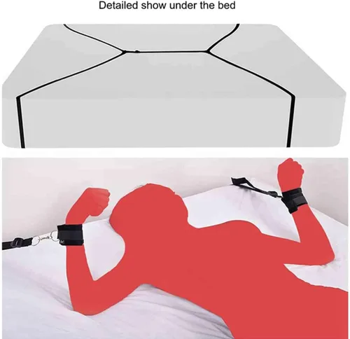 Miniatura 3 de Kit de restricciones sexuales BDSM, juguetes sexis para muñecas, para dormitorio de adultos, kit de amarres para adultos, herramientas para parejas