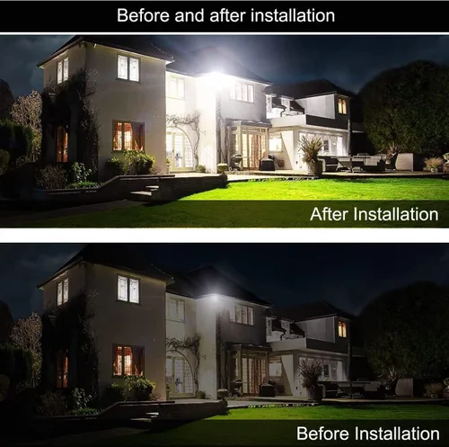 Miniatura 4 de 4Pack LED Flood Light Outdoor,50W LED Work Light 5500lm with 6FT US Plug,IP66 Waterproof Exterior Security Lights,6000K Daylight White Outside