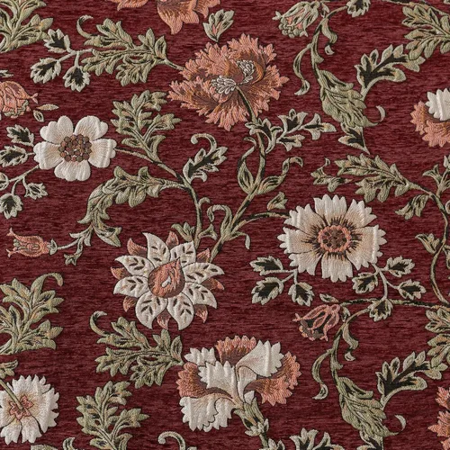 Miniatura 7 de Loom and Mill Fundas de sofá jacquard floral, funda de sofá de felpilla rústica con ribete de flecos para sofá de 2 a 3 cojines, funda de sofá