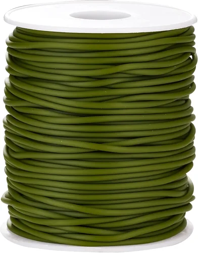 Miniatura 17 de Cable de tubo hueco de goma de 54 yardas, tubo de 0.079 pulgadas, cable de barbero para tejer con agujero de 0.039 pulgadas (0.039 in), protector