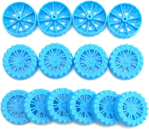 Miniatura 6 de EUDAX Rollo de plástico de 1.181 in x 0.315 in, eje de 0.079 in de diámetro y eje STEM de 0.079 in x 3.937 in, eje redondo para bricolaje, juguete a