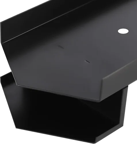 Miniatura 6 de Kit de reparación de postes de valla de 6 x 6 pulgadas, soporte para poste de valla de anclaje resistente, doble soporte, reparación de madera