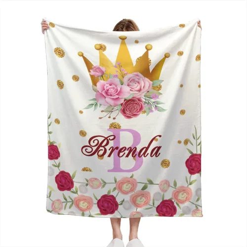 Miniatura 11 de Mantas de bebé personalizadas con nombre, mantas de bebé personalizadas para niñas y niños, manta suave con nombre para niños, regalos Tropical