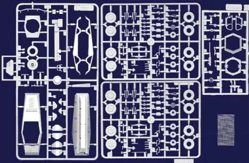 Miniatura 2 de Roden Sdkfz 234/1 Kit de modelo de coche blindado militar