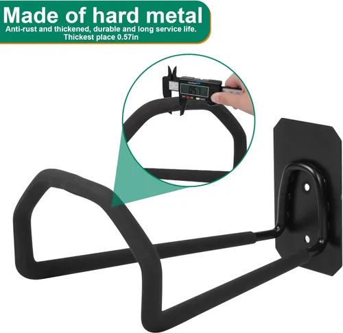 Miniatura 4 de PeoMev 2pcs Colgadores de Manguera de Servicio Pesado Montaje en Pared Soportes de Manguera de Agua para Exterior, Soporte de Manguera Resistente 2