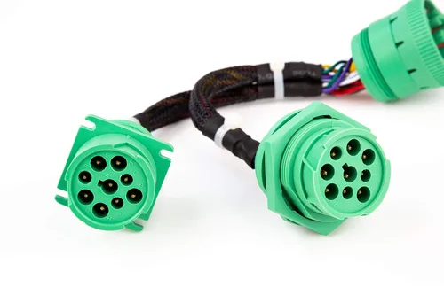 Miniatura 6 de YPP TIPO2 SAE J939 Cable divisor Y Cable de extensión de datos y energía de 9 pines para herramientas de diagnóstico de GPS ELD para camiones