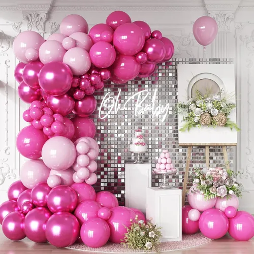 Miniatura 19 de HILAVO Kit de Arco de Globos Pastel Macaron Rosa Azul Verde Morado Amarillo Color Pastel Arcoíris Confeti Globos de Látex Guirnalda para Pascua