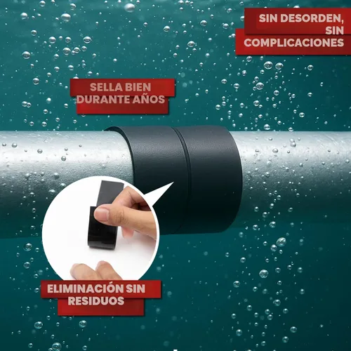 Miniatura 8 de XFasten Cinta autoadhesiva de silicona, para fusión 1 pulgada X 36 pies, negro