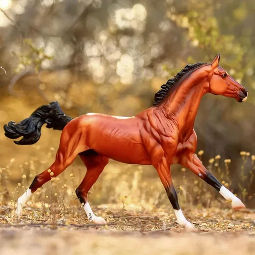 Miniatura 4 de Breyer Figura de caballo Adamek Akhal-Teke 1861, marrón, 00