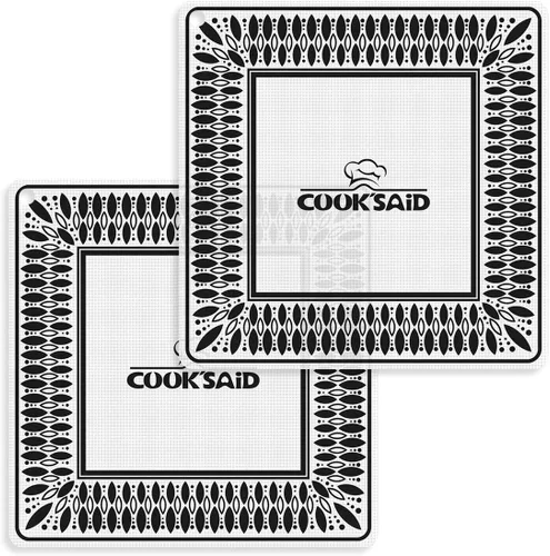 Miniatura 13 de Cook's Aid 2 protectores de silicona para placa de inducción de 7.9 pulgadas (magnético) Protector de estufa de inducción resistente al calor a