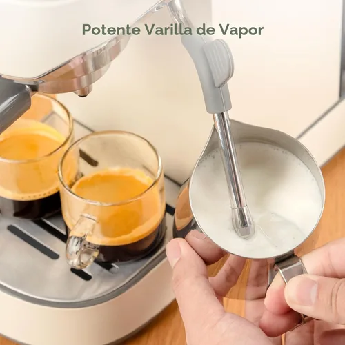 Miniatura 7 de Máquina de Espresso Gevi 20 Bar con Molinillo, Juego de Cafetera Espresso Profesional con 35 Configuraciones de Molienda Precisas, Máquinas