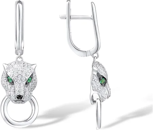 Miniatura 3 de Santuzza Aretes hipoalergénicos de plata de ley para mujer