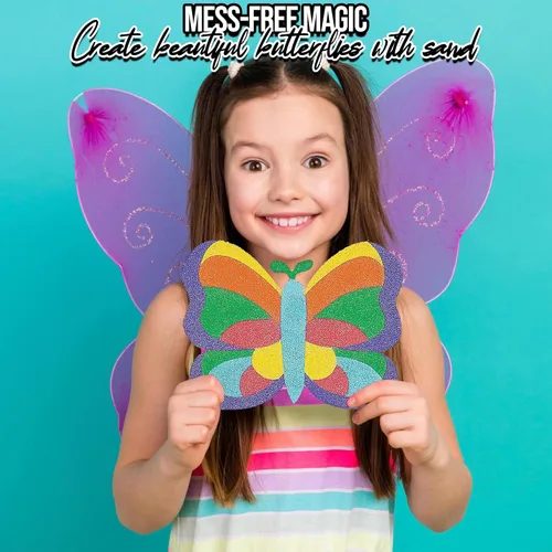 Miniatura 5 de Fun Express Manualidades de San Valentín para niños, juego de 12 imágenes de arte de mosaico y arena, kits de manualidades de San Valentín
