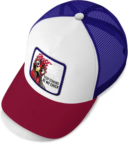 Miniatura 4 de Asvance Trucker Hat - Mesh Back Baseball Cap for Mens, Womens - Premium Farm Animals Embroidered Hats - Gift for Dad, Mom