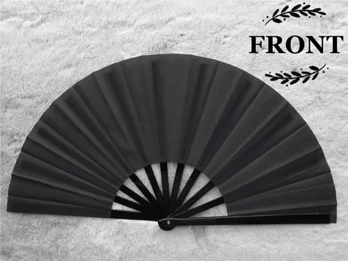 Miniatura 4 de Zolee Ventilador grande para baile de línea - Ventilador de mano plegable de botas en el suelo - Ventilador de mano plegable chino de Tai Chi Kung