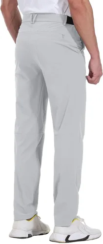 Miniatura 3 de Rdruko Pantalones de golf elásticos para hombre, de secado rápido, ligeros, casuales, con bolsillos