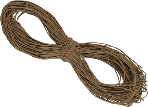 Miniatura 77 de PATIKIL Cuerda elástica elástica de 109 yardas (328.1 ft), cuerda elástica pesada de 0.059 in, albaricoque para manualidades, correas de gancho