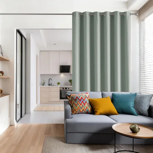 Miniatura 274 de RYB HOME - Cortinas extralargas de privacidad, para bloquear luz, de techo a suelo, para comedor, oficina, sala de estar, cine en casa, patio, 8.3