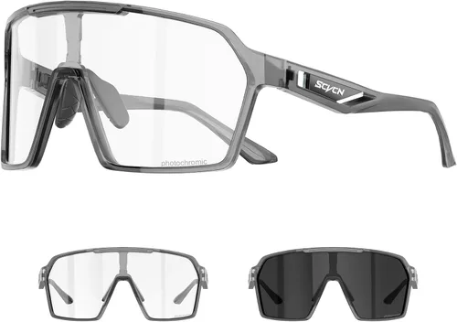 Miniatura 11 de SCVCN Photochromic Cycling Glasses Men Women Clear Mountain Bike Sunglasses Sports Baseball Riding MTB S327