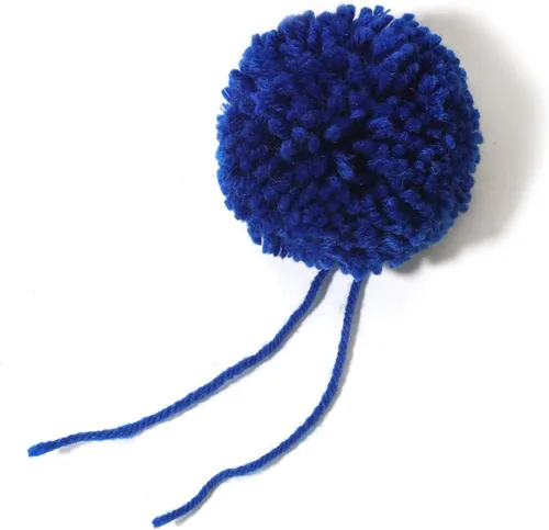 Miniatura 7 de Paquete de 12 pompones de hilo para sombreros 8CM-3PULADAS Suministros de fiesta Arte y manualidades hechas a mano Accesorios decorativos (Negro)