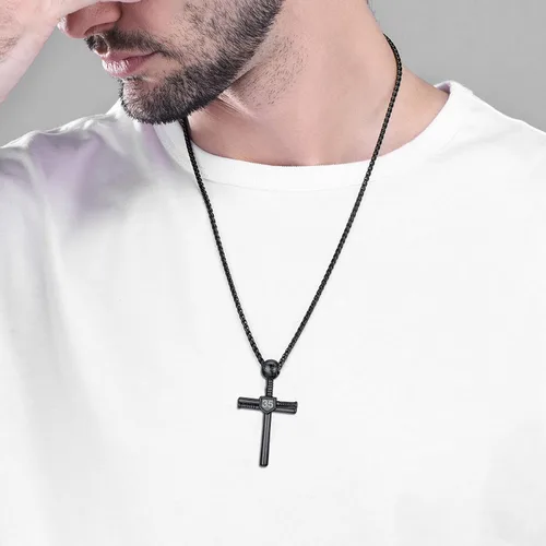 Miniatura 2 de U7 Cadena de fútbol americanobéisbol para hombre, acero inoxidable, chapado en oro de 18 quilates, collar de zapatos deportivos para correr