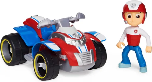 Miniatura 9 de PAW Patrol, Rubble's Bulldozer Vehículo con figura coleccionable, para niños de 3 años en adelante Vehículo de Rubble