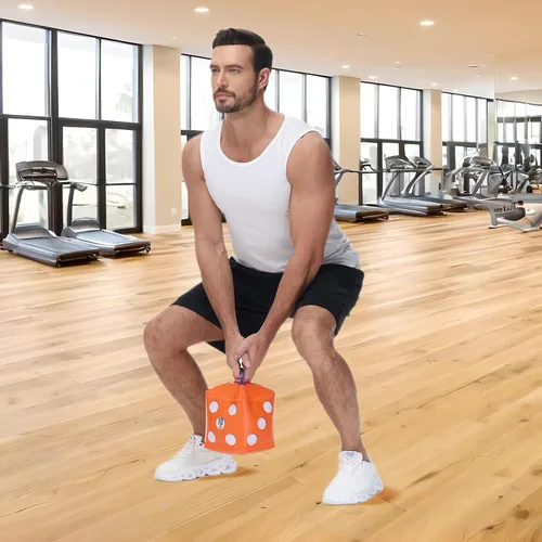 Miniatura 3 de Pesa rusa de agua suave de 7/10/15 libras, pesas llenas de agua para ejercicio de fitness, juego de mancuernas de agua portátiles, pesas rusas