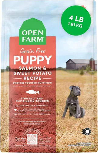 Miniatura 8 de Open Farm, Alimento seco para cachorros con granos antiguos, rico en proteínas y nutrientes, 90% de proteína animal mezclada con frutas, verduras