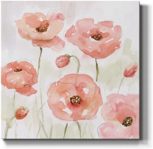 Miniatura 30 de WEXFORD HOME Cuadro Premium en Lienzo con Envoltura de Galería Floral Multicolor para Pared, Arte Abstracto Floral Romántico Moderno, Impresión