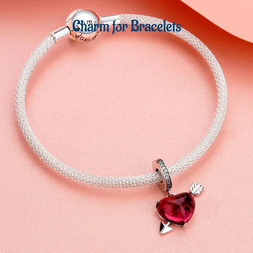 Miniatura 109 de Amufer S925 Charms for Women, compatible with Pandora Bracelets and Necklaces, Jewelry Gift