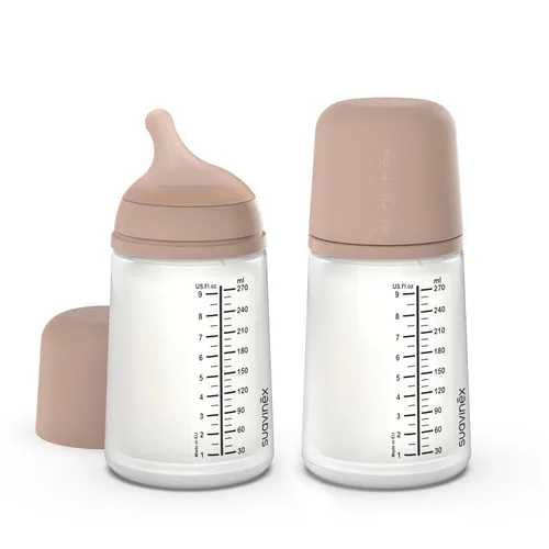 Miniatura 24 de Suavinex Zero Zero - Biberón anti cólico para bebé, marca española de biberones no 1, minimiza el rechazo del biberón y la confusión del pezón, Claro
