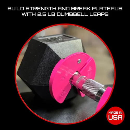 Miniatura 3 de Micro Gainz - Placa fraccional para mancuernas de 1.25lb, ideal para micro cargas, (elige color) juego de 4 placas fraccionales, diseñadas