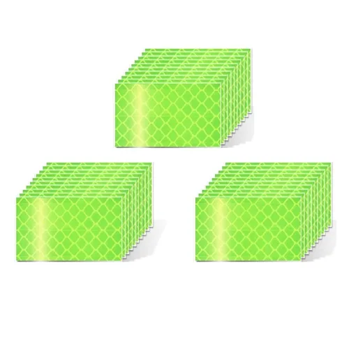 Miniatura 88 de Cinta reflectante blanca de 4 pulgadas, adhesivo de seguridad de advertencia impermeable para exteriores (10 pies)