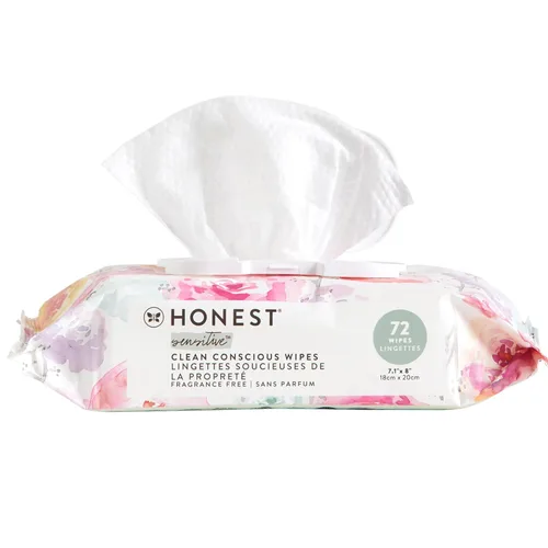 Miniatura 17 de The Honest Company - Toallitas limpiadoras para bebé con 99% de agua, respetuosas con el medioambiente, a base de plantas, hipoalergénicas