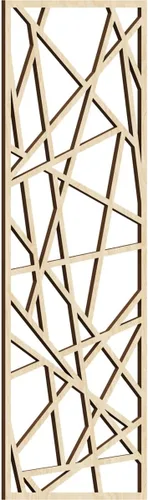 Miniatura 24 de Conway Paneles de pared decorativos de madera con calado, 9 3/8 pulgadas de ancho x 24 3/8 pulgadas de alto x 1/4 de alto, aliso