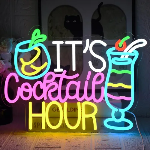 Miniatura 22 de Letrero de neón abierto las 24 horas, letrero LED, letrero de luz de neón de bar, letrero abierto las 24 horas, Pub bar, tienda de conveniencia