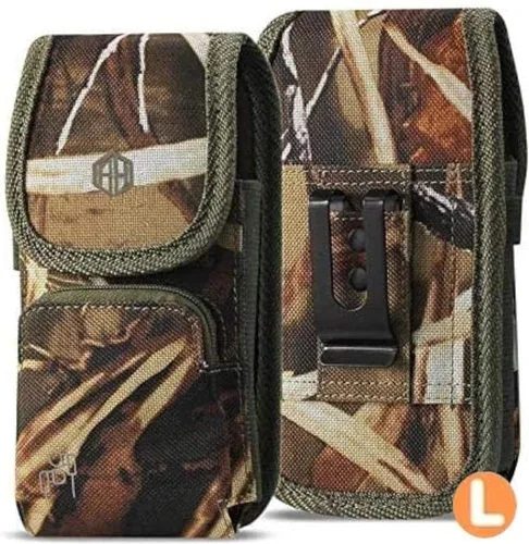 Miniatura 5 de Funda de nailon para cinturón de teléfono celular de grado militar para Android Samsung iPhone 16, 16 Pro, 15, 15 Pro, 14, 14 Pro, 13 Pro, 12, 12