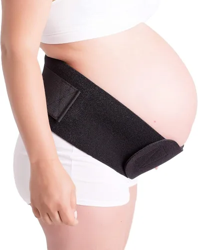 Miniatura 6 de CABEA Babybellyband - Cinturón de maternidad 2 en 1 original para embarazo, ajustable para embarazo y posparto que proporciona alivio y apoya