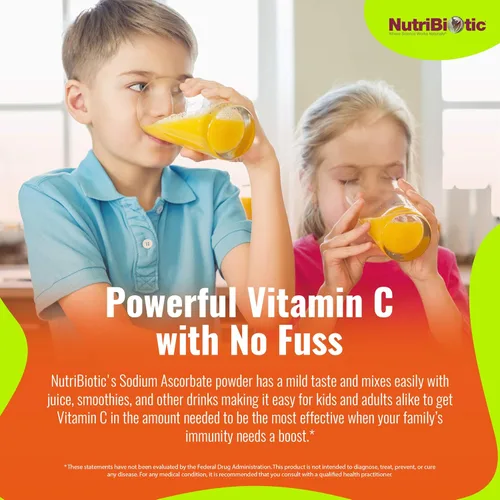 Miniatura 3 de NutriBiotic - Polvo de vitamina C tamponada con ascorbato de sodio, 2.2 libras Vegano, no ácido y más fácil de digerir que el ácido ascórbico