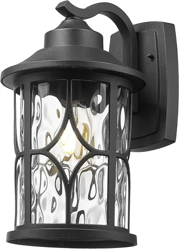 Miniatura 11 de zeyu 2 unidades de luces de aplique de pared para exteriores, luces modernas de granja para porche de casa, aluminio fundido en acabado blanco