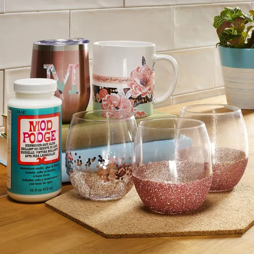 Miniatura 4 de Mod Podge Sellador a base de agua apto para lavavajillas, pegamento y acabado (16-Onzas), CS25139 brilloso