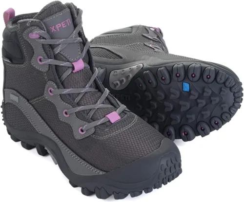 Miniatura 6 de Skenary Dimo Botas de senderismo para mujer, zapatos de caminar impermeables mediados