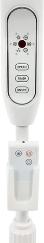Miniatura 8 de Hurricane Ventilador de pedestal oscilante para el hogar y el dormitorio, 16 pulgadas supremo, blanco, ventilador eléctrico portátil de pie