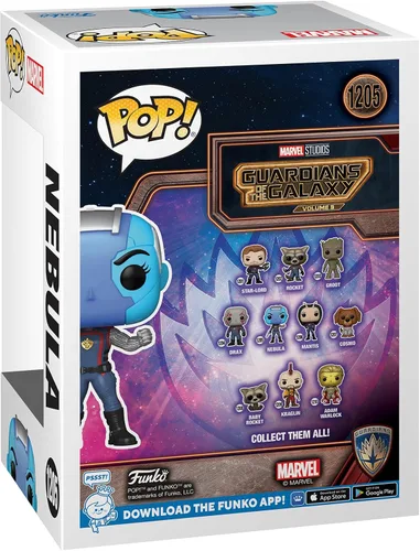 Miniatura 3 de Funko Pop! Marvel: Guardianes de la Galaxia Volumen 3 - Nebulosa, multicolor, vinilo, 3.8 pulgadas de alto