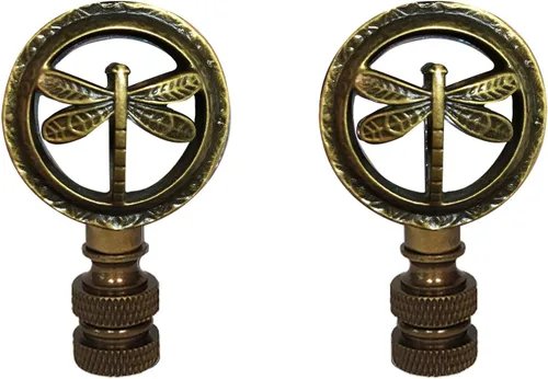 Miniatura 7 de Royal Designs, Inc. Lámpara decorativa de libélula finial, F-5093-CH-1, cromo