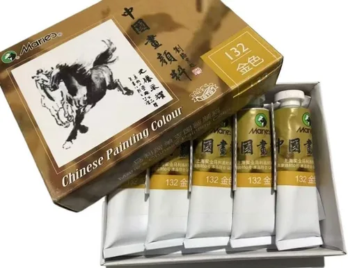 Miniatura 10 de Easyou Dibujo de acuarela de tubos de color de pintura china de gran tamaño de Marie's 0.4 fl oz* 5pcs No. 302 Scarlet