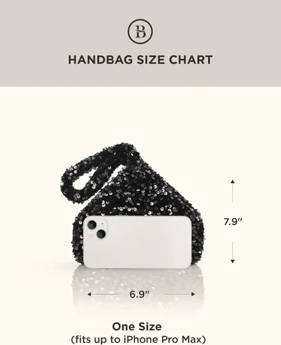 Miniatura 7 de BABEYOND Bolsos de noche para mujer, estilo vintage, con lentejuelas, con purpurina, triángulo, para fiesta de los años 20, baile de graduación, boda